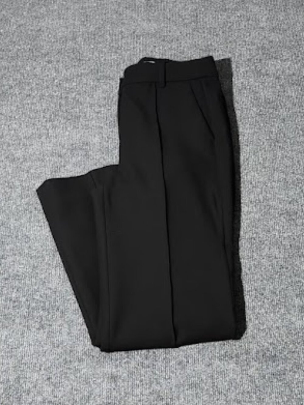 J. Crew x Carreman Cropped Natalia Pant in Four-Season Stretch Wide-leg Black